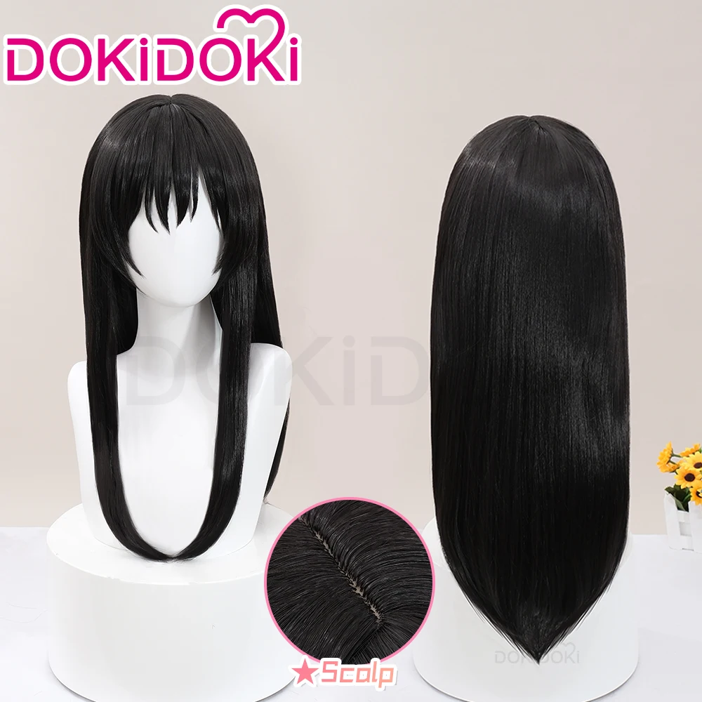 IN STOCK Aihara Mei Wig Anime Citrus Cosplay Wig DokiDoki Women 50cm Long Black Hair Heat Resistant Mei Aihara Cosplay Free Cap