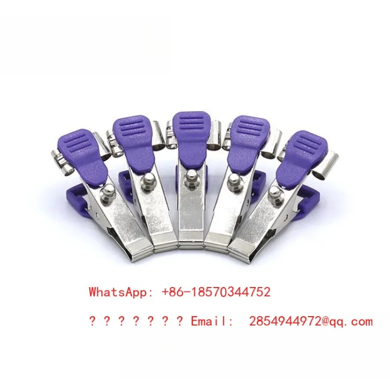 2026    Pet Animal Multi-function Special Monitor Electrocardiogram Electrode Animal Clip Set of 5