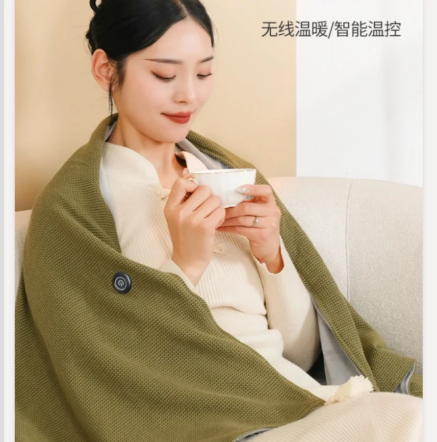 التدفئة الكهربائية التفاف الجرافين بطانية دافئة لفصل الشتاء للاستخدام الداخلي والخارجي CAD