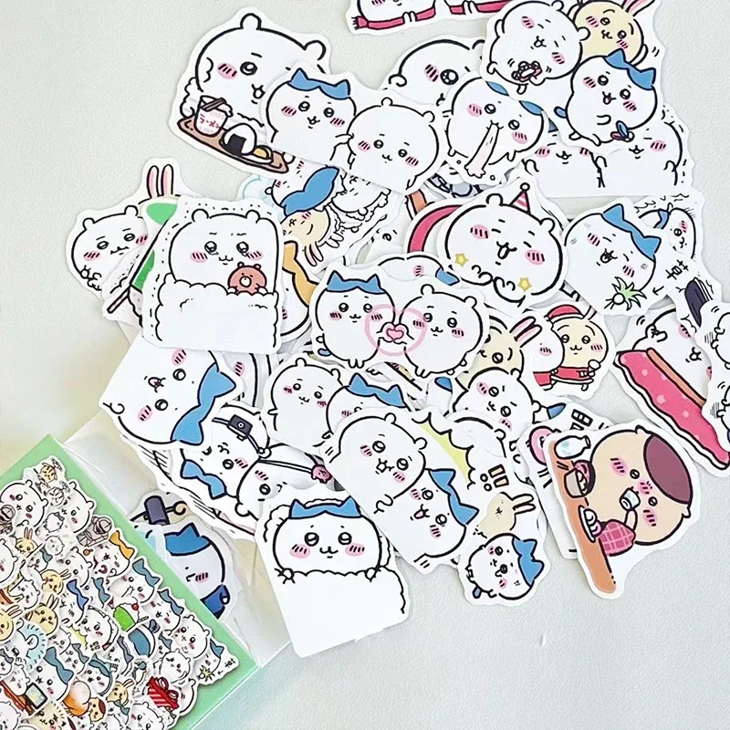 yiji Cartoon Sticker Gift Box INS Cute Little Eight Usakijii Waterproof Sticker Water Cup Luggage Decoration Handbook