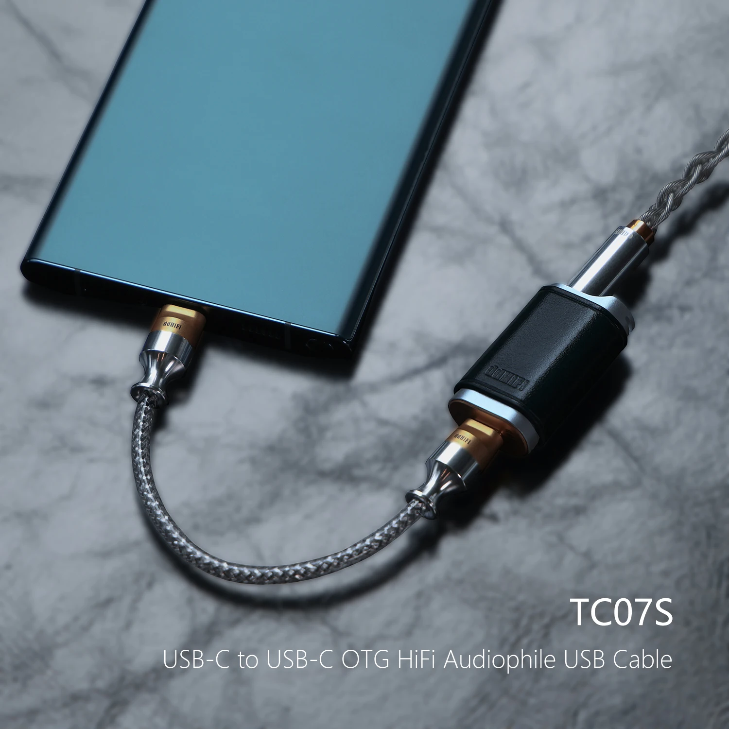 DD ddHiFi TC07S Nyx Series TypeC USB OTG HiFi Earphones Cable USB-C Headphone Adapter For Audio Decoding Devices, Dongle,USB DAC