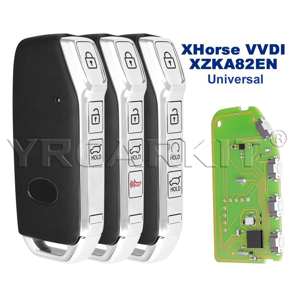 VVDI Xhorse Global Smart Key XZKA82EN For Hyundai For Kia Sportage Niro K7 K5 Support 47 4A 8A Chip Universal Keyless Go Key Fob