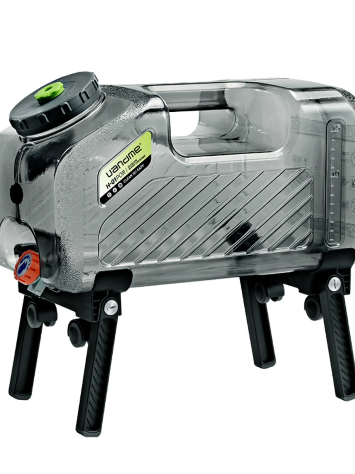 

Портативный уличный контейнер для воды с краном, пластиковый, для питьевой воды, для дома и автомобиля, складной, с ножками