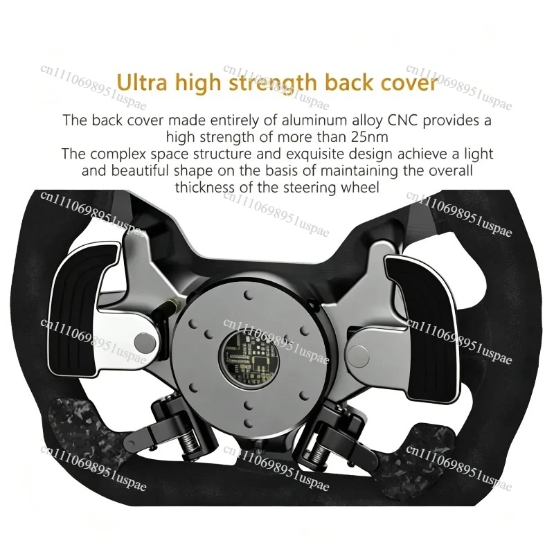 For Aston Martin Style Custom Racing Simulator Steering Wheel Compatible with Simucube Carbon Fiber Formula Wheel Rim