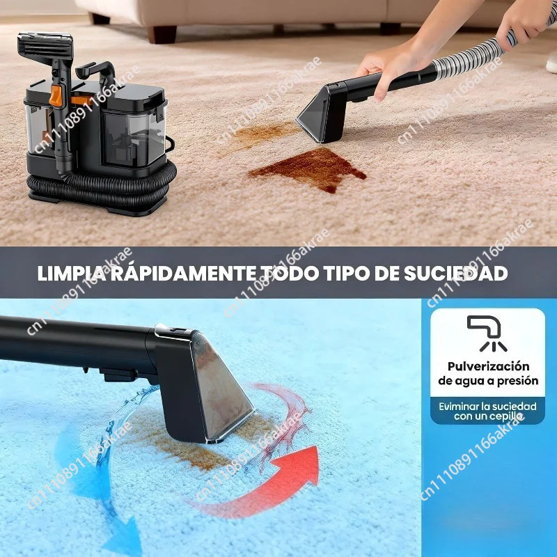 Fabric cleaning machine Spray suction brush all-in-one machine Multifunctional carpet cleaning machine Household vacuum cleaner