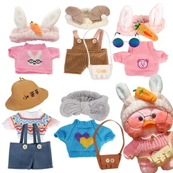 Ropa Kawaii para Lafanfan Duck, accesorios Lalafanfan, ropa de 30cm, gafas de pato de peluche de 20cm, ropa de muñeca de felpa para niños, regalos de bricolaje