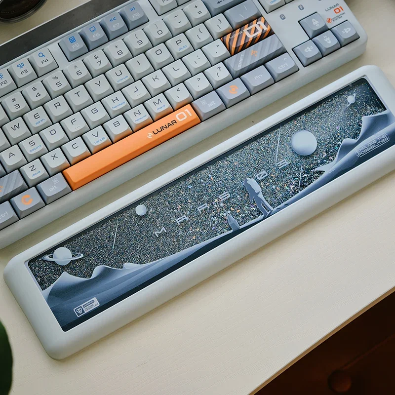 Keysme Mars 03 Wrist Rest Keysme Mouse Pad KDA Keycaps For Keyboard Hands Rest Wrist Holder Keyboards Pad Desktop Accessory Gift