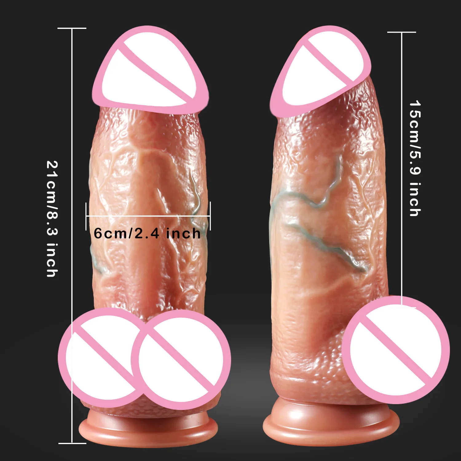 Realistische Dildos großen Penis für Frauen Haut gleitende Vorhaut Hoden Dildo Anal Vaginal Stimulation Erwachsenen Sexspielzeug für Frau 18