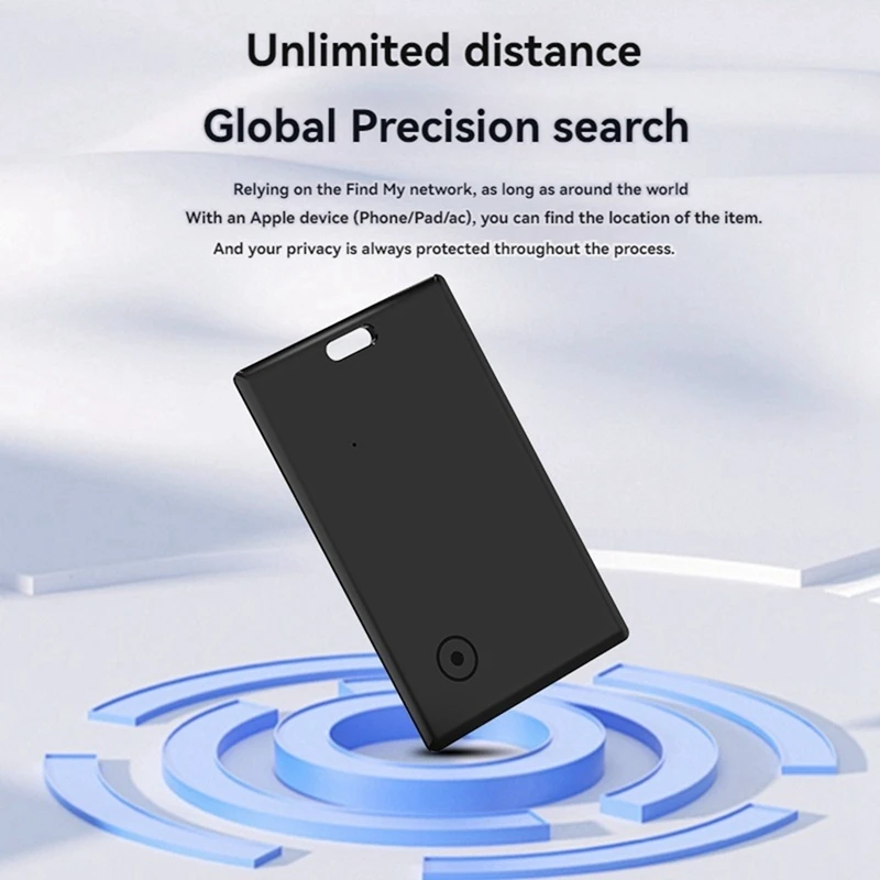 Wallet Anti-Loss Card Smart Finder For IOS Ultrathin Mini Locator IP68 Waterproof For Phone Luggage Bag Key