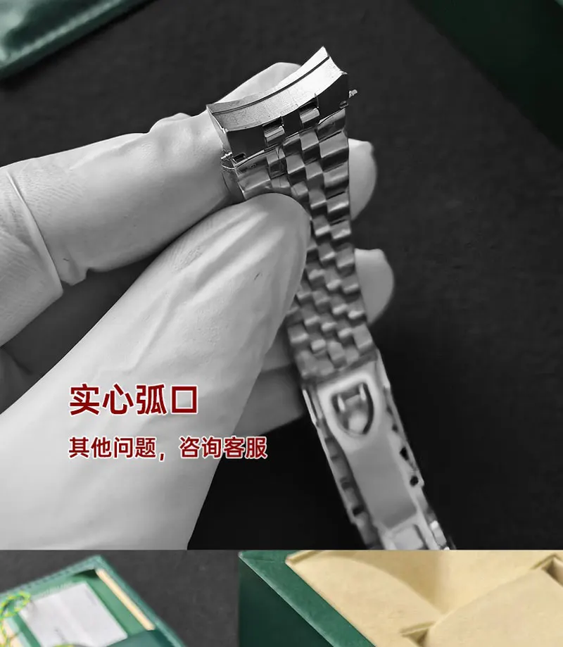 FUYIJIA Male Custom BLACK BAY M79 Original Watchbands 20MM 21MM 22MM Curved 904L Stainless Steel Strap Folding Buckle Bracelet