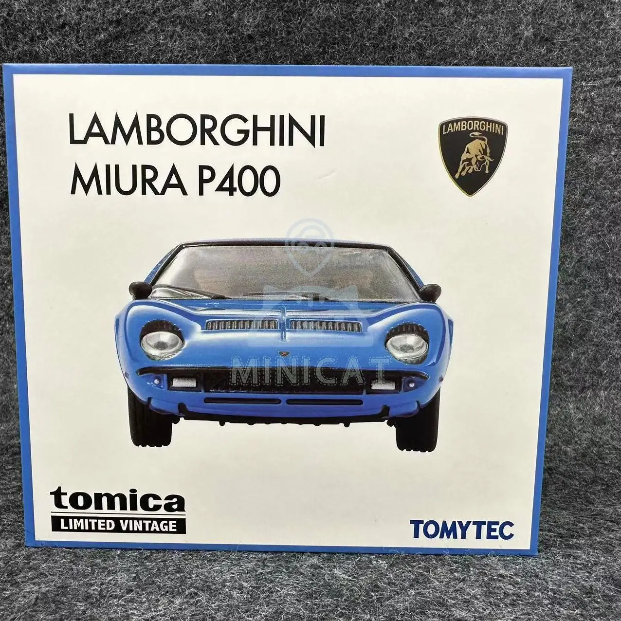 TAKARA TOMY TOMICA 1:64 TLV LV-N Miura P400 Blue Alloy compression miniature model, adult decoration, birthday gift