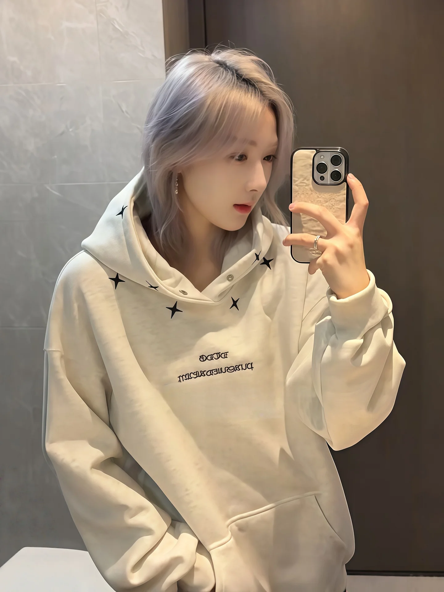 

Американское худи оверсайз с вышивкой, утепленное флисом, для мужчин и женщин, осенне-зимняя повседневная верхняя одежда, уличный стиль