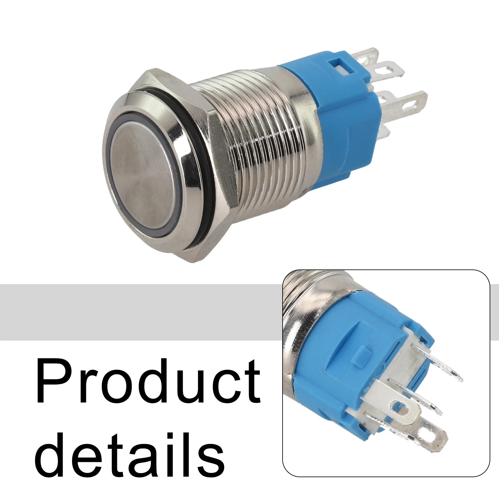 Easy Operation Push Button Switch Push Button Switch Features A LED Flat Head Momentary Switch Push Button Switch