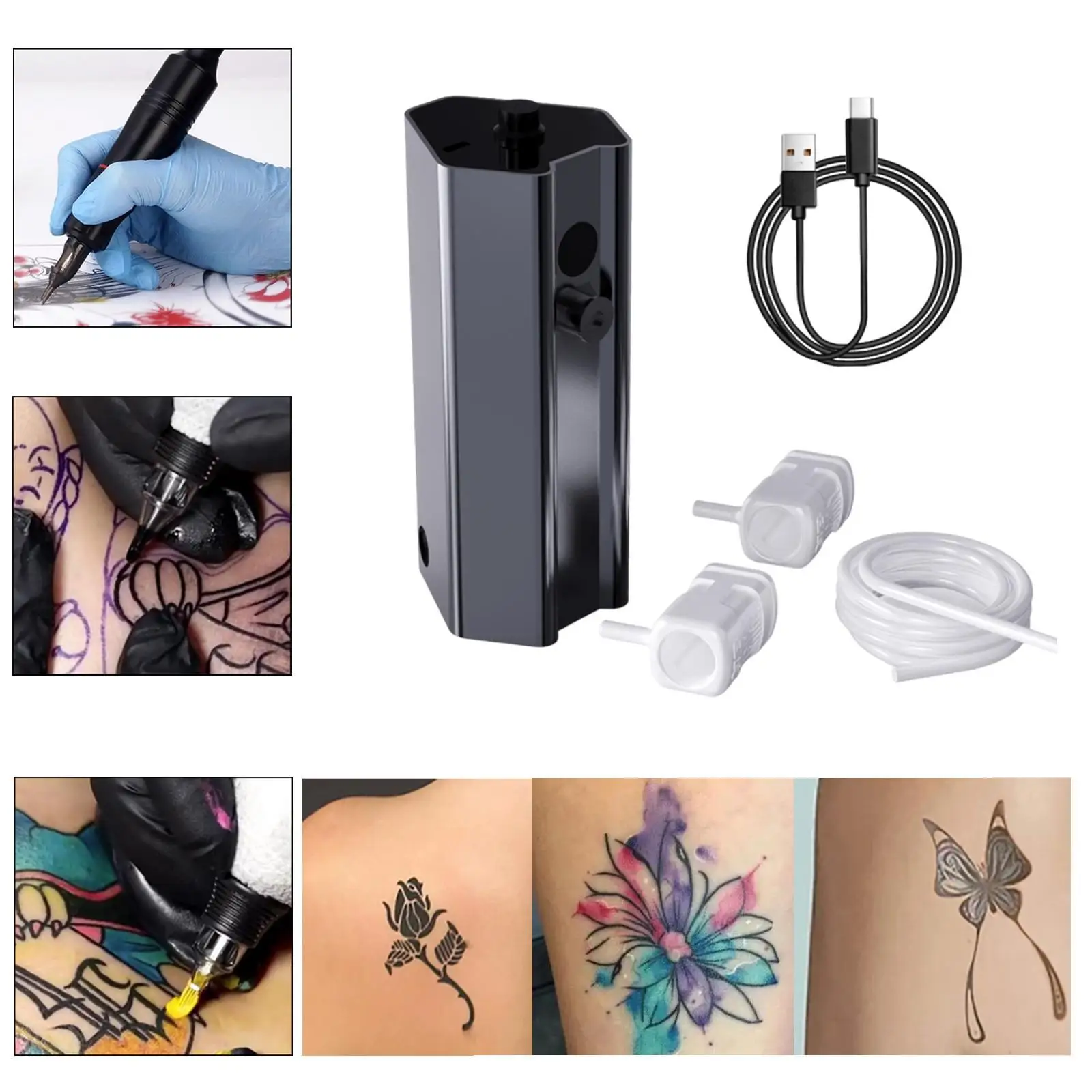 

Tattoo Accesories Wear Resistant Eyebrow Tattoo Home Device Electric Sturdy Tattoo Artists Rechargeable Tattoo Needle Washer