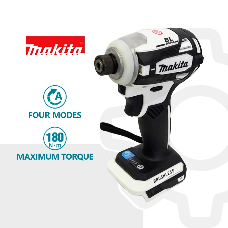 Makita-Brushless Cordless Impact Driver, DTD172, 180NM, LXT, 18V, BL, Ferramentas elétricas, Motor, Furadeira elétrica, Madeira, EU, T-Mode,