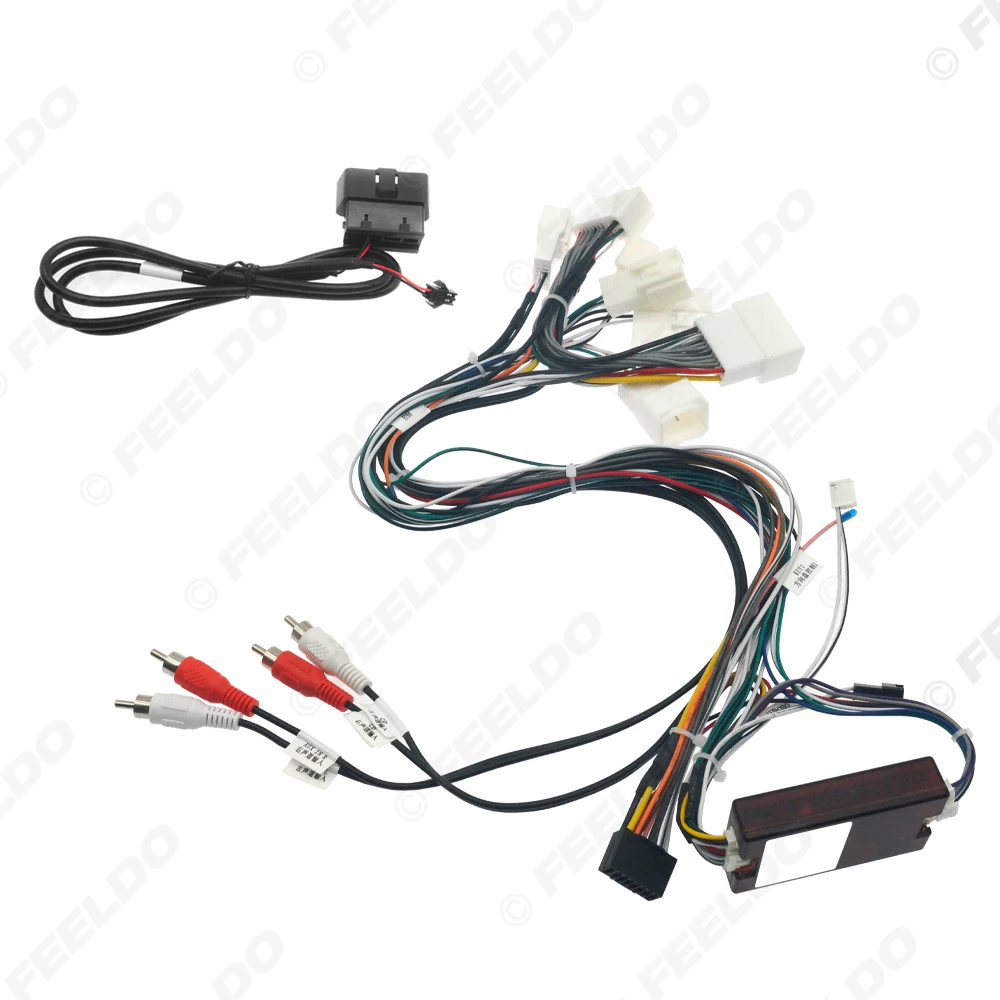 

FEELDO Car 16Pin Stereo Power Wiring Harness Cable OBD Wire For Lexus LS430 (1998-2006) Radio Power Wire Adapter