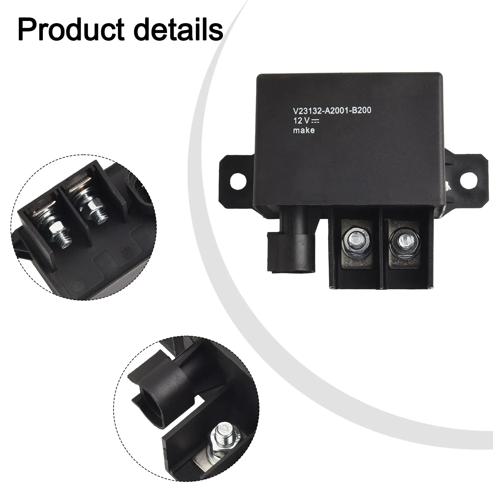 

Industrial Relay 12VDC Power Relay Retention Nuts Included High Performance Secure Mounting Relay With Retention Nuts
