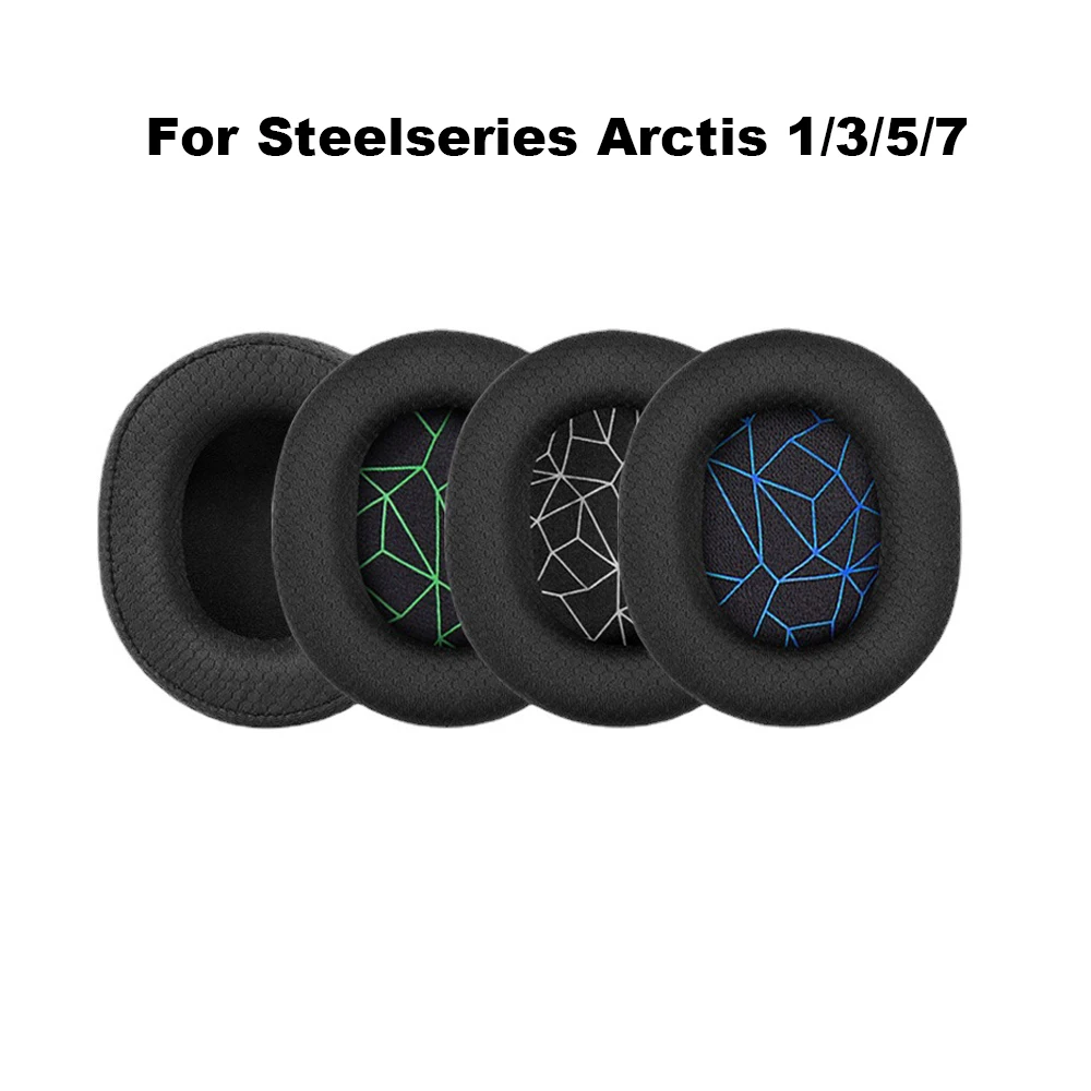 For Steelseries Arctis1 3 5 7 Headphones Replacement Ear Pads Foam Earmuffs Cushion High Quality Fit perfectly