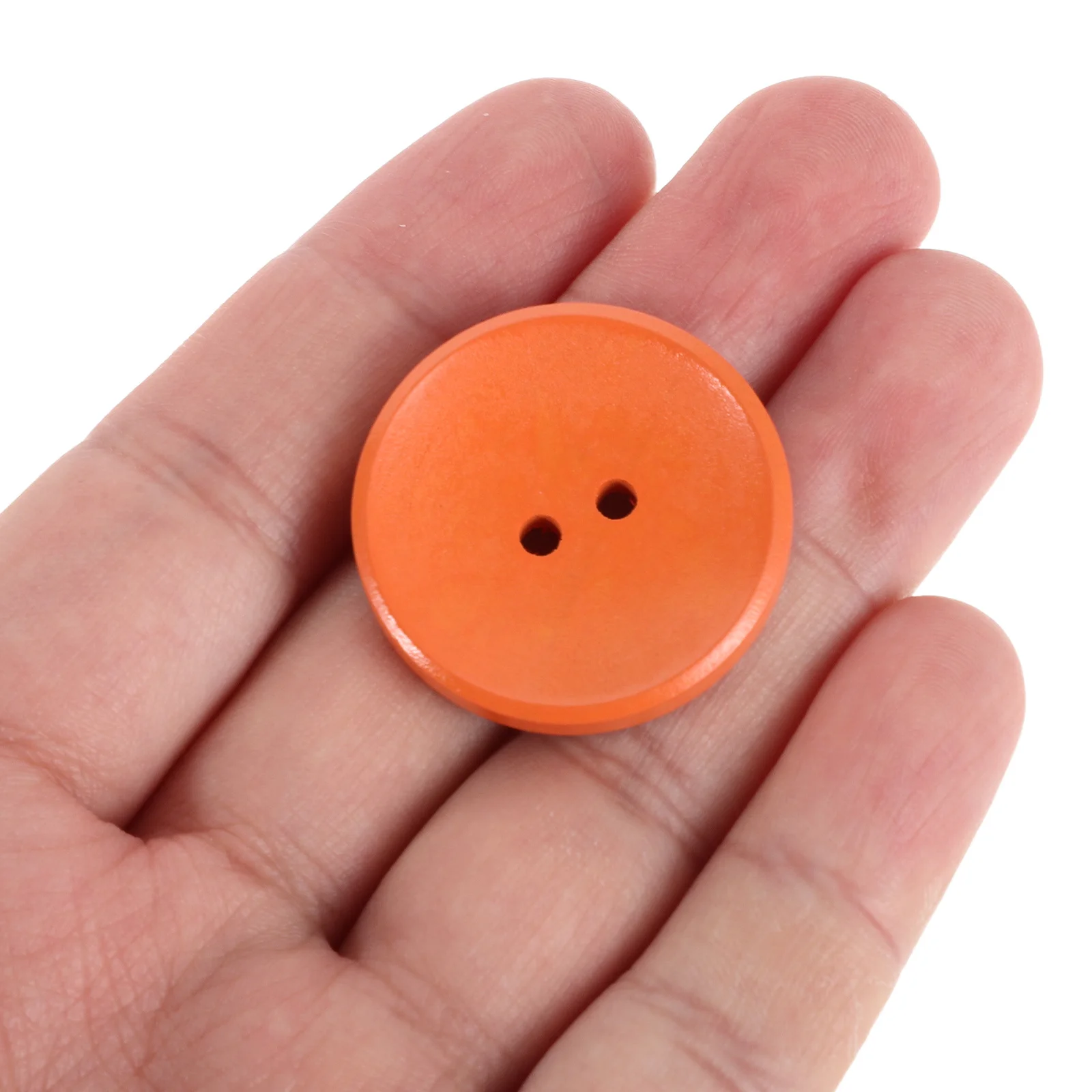 

50Pcs Natural Wood Buttons -Hole Rustic Vintage Sewing Buttons for Handmade Clothes Knitting Quilting Craft Projects