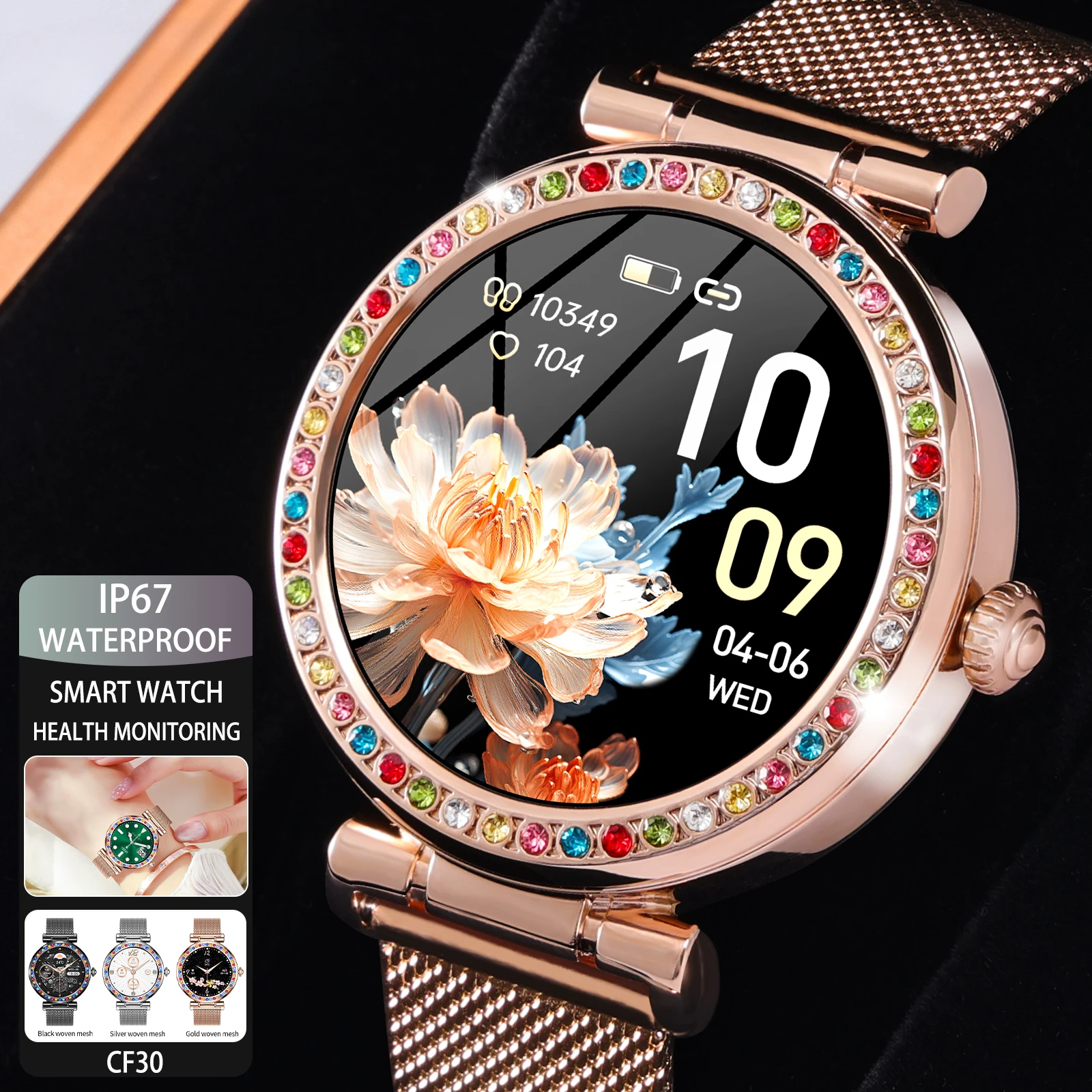 2024New Women's Smart Watch CF30 1.27