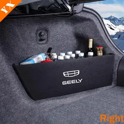 Car Accessories Rear Trunk Storage Box Panel Organize Storage Box  For GEELY ATLAS/BOYUE COOL 2023-2024 Interior Black