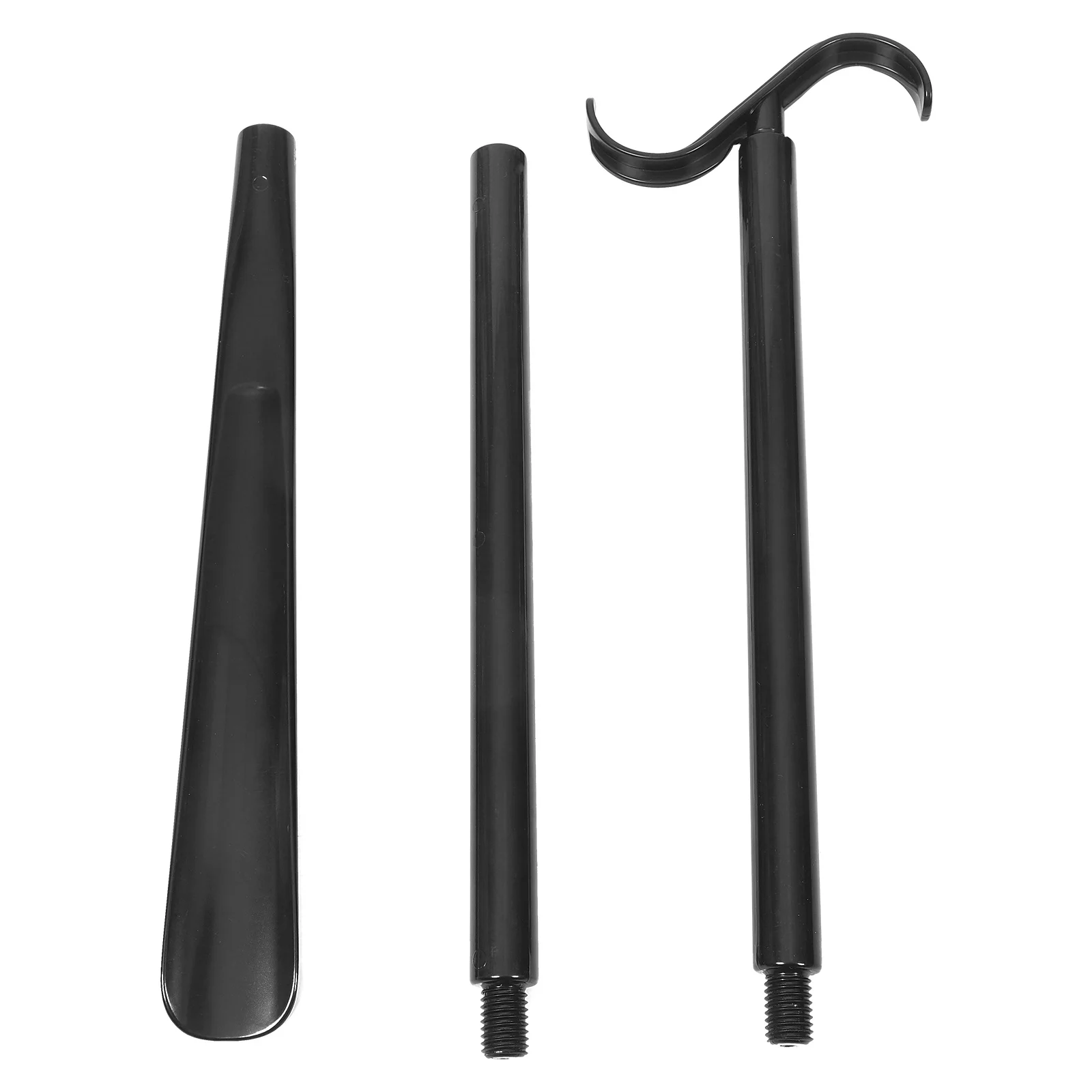 Alat Bantu Pakai Sepatu Plastik Gagang Panjang untuk Lansia, Tepi Halus, ABS, Alat Bantu Sepatu untuk Perjalanan, untuk Pria, Pengait Sepatu untuk Menarik Sepatu Boot