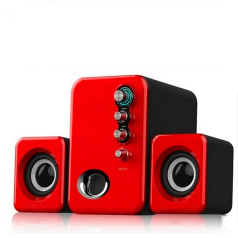 Multimedia USB 2.1 Active Audio Stereo Computer Speakers Mini Portable Subwoofer Altavoces Ordenador for Laptop Desktop Universa