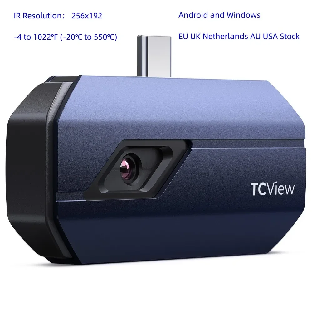 TOPDON AU EU UK DE Belanda Stock TC001 Thermography pengukuran telepon pencitraan termal kamera termal inframerah Mini Android IR