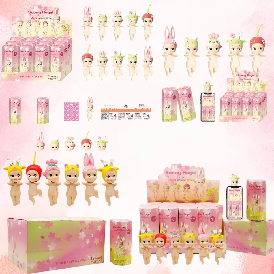 

Кукла Cherry Blossom Series, ночная версия, слепая коробка, коллекция Hippers, экшн-фигурка, украшения для телефона, загадочная коробка, подарок-сюрприз