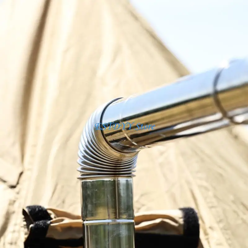 

G6DE Any Weather Stainless Steel Stove Vent Pipe for Outdoor Heating Systems