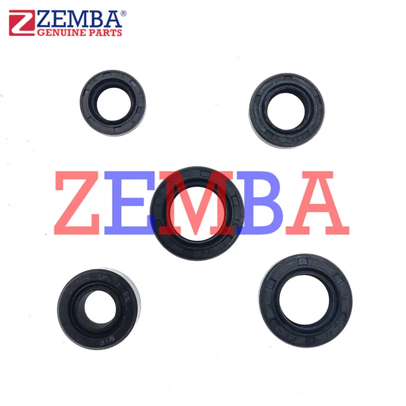 MOTORCYCLE PARTS OIL SEAL SET 13.7*24*5 11.6*24*10 17*29*5 18.9*30*5 12*21*4 5PCS/SET FOR CD70 JH70