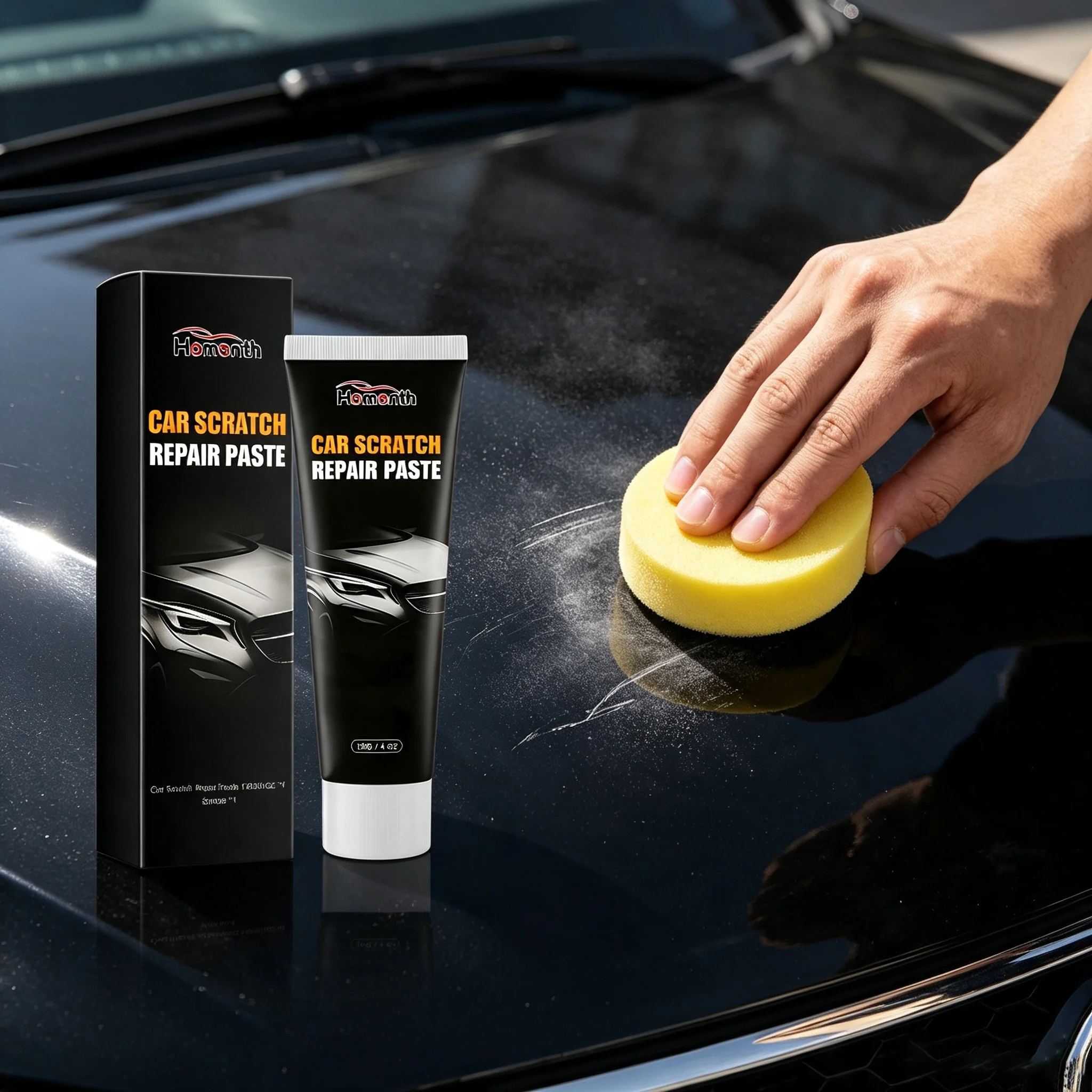 Car Scratch Repair Paste Remove Surface Oxide Stains Filling Scuff Marks Metal Parts Renovate Gloss Keep Smooth Body Paint Cream