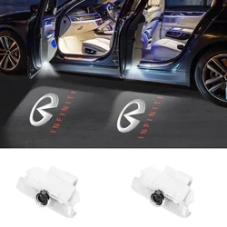 2pcs LED Car Door Ghost Shadow Logo Projector Light For Infiniti FX37 FX50 G37 G25 Q50 Q60 QX50 QX56 QX70 QX80 M25 M35 JX35 QX60