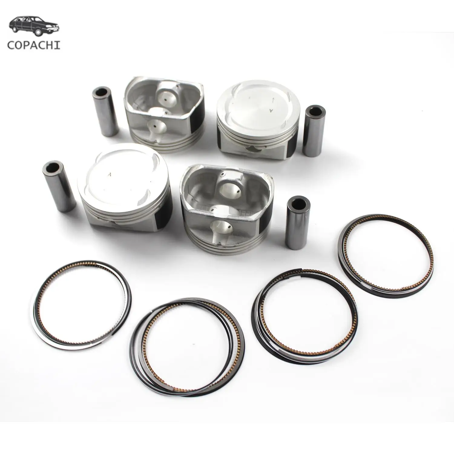 

4pcs Car G4KC Engine Pistons&Rings Set 23410-25211 For 2004-2008 Hyundai Kia 2.4L Auto Replacement Accessories Parts