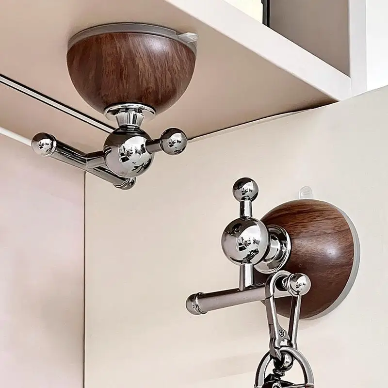 Kait Cangkir Isap Dudukan Penyimpanan Kain Dapur Kait Handuk Tahan Air Tugas Berat untuk Dinding Dapur Luar Ruangan Pintu Cermin Jendela RV