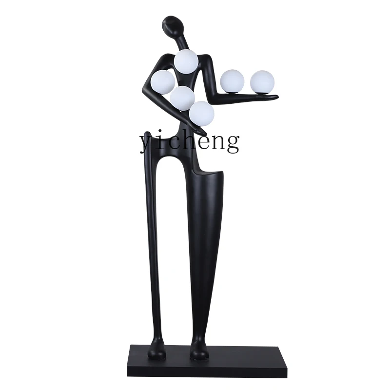 ZZ humanoid sculpture long arm holding ball creative exhibition hall decorative ornament modeling