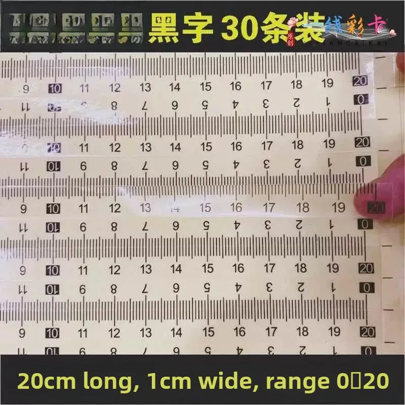 Waterproof Milliliter Scale Stickers Non-drying Adhesive Labels for Milk Bottles And Wine Bottles Measurement Tools