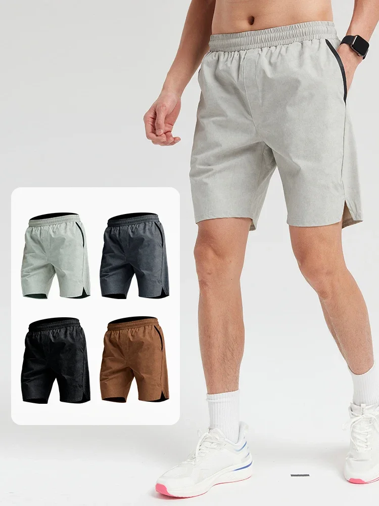 

Men Summer Casual Beach Shorts Comfortable Fitness Basketball Scanties Gym Jogging Five-point Pants Pocket Loose Sweatpants