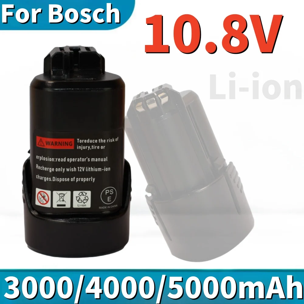 

For Bosch 10.8V Li-ion Battery 3000/4000/5000mAh BAT412A BAT414 BAT411 BAT412 D-70745 2607336014 BAT420 GSR 120-L