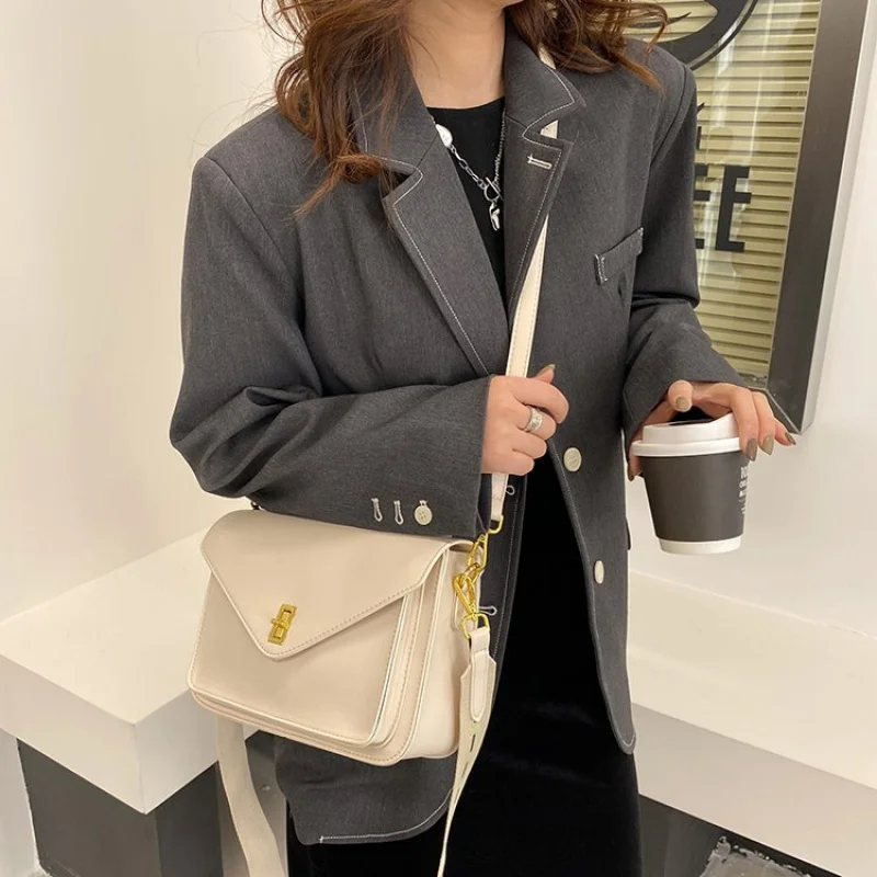 حقيبة كتف أنيقة مصممة للنساء من الجلد الفاخر حقيبة يد كروس أنيقة محفظة ساعي البريد للسيدات ذات علامة تجارية فاخرة