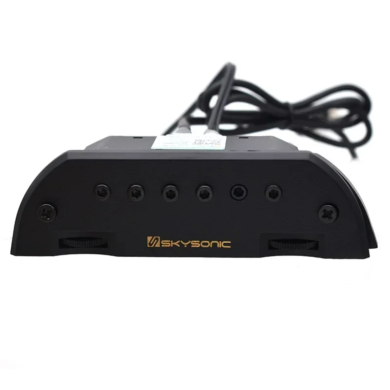 Skysonic T-903 Active Acoustic Guitar Pickup Humbucker Sound-hole Pickup Magnetic + Mic Excellent Bass & Mid-range Response