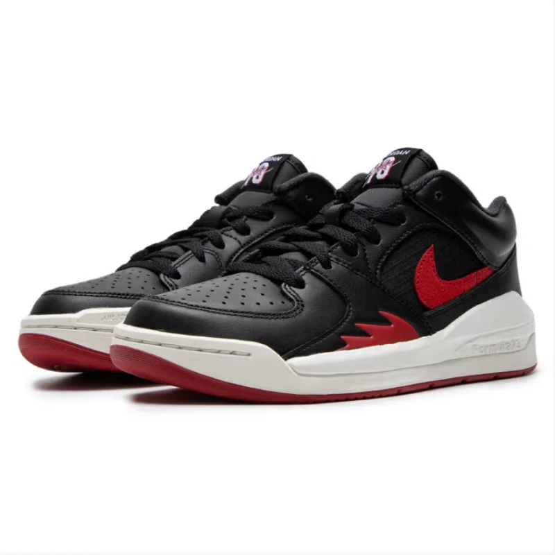 

Nike Jordan Series Cushioning and Wear-Resistant Training Women's Basketball Shoes, New Jordan Stadium 90 Lightweight and Comfortable Basketball Sneakers, Fashionable and Versatile Black and Red Color Scheme, High-End Everyday Casual Sports Shoes, Recomme
