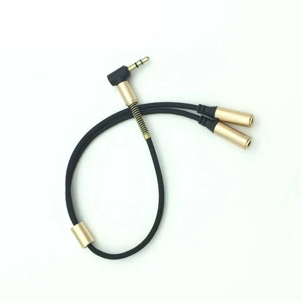 Jack Splitter Audio Connector 3.5mm Male to Female Audio Extension Cables Audio Cable Y Splitter Cable Headphone Adapter