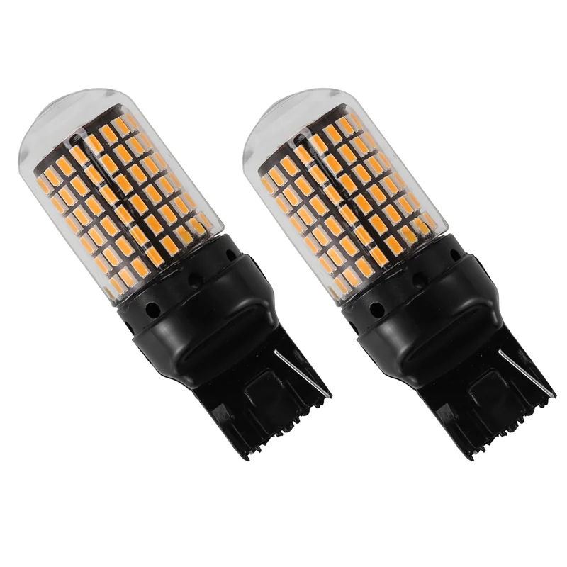 

M93K-2X 7440 Canbus супер яркая безымянная светодиодная лампа T20 W21W 144 SMD для заднего указателя поворота