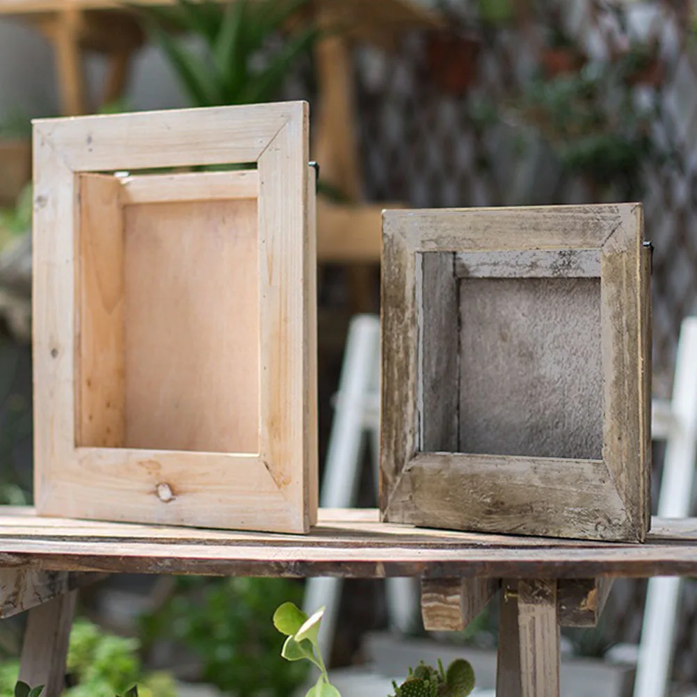 

Creative Wooden Plant Holder Retro Style Flowerpot Home Garden Office Decor Durable Eco Friendly Material Exquisite