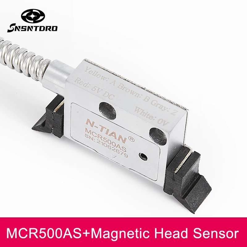 Sensor Magnético de Cabeça para Grandes Fresamentos Alta Precisão Escala Magnética Precisão Repetitiva ± µm por m Ttl Mcr500as