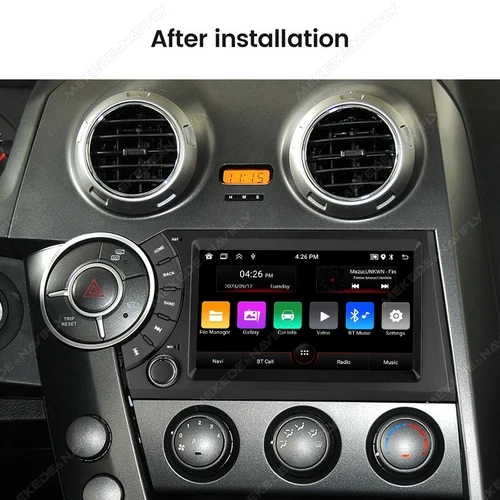 Imagen 2 del producto MEKEDE Radio de coche de 7 pulgadas para Ssangyong Kyron Actyon2005-2011 reproductor Multimedia Android13 navegación GPS inalámbrico Car-Play Auto RDS
