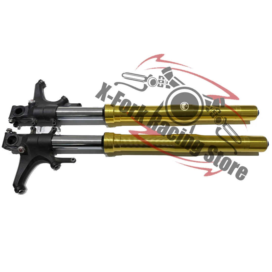 

Б/у амортизатор подвески передней вилки для HONDA CBR600RR 2007-2012 51400-MFJ-306 51500-MFJ-06, трубки ножек вилки в сборе