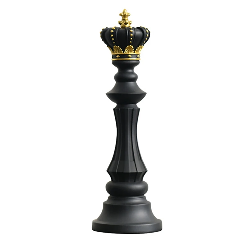 

1Pcs Retro Resin Chess Pieces Board Games Accessories For Interior Home Decor Simple Chessmen Sculpture Ornaments