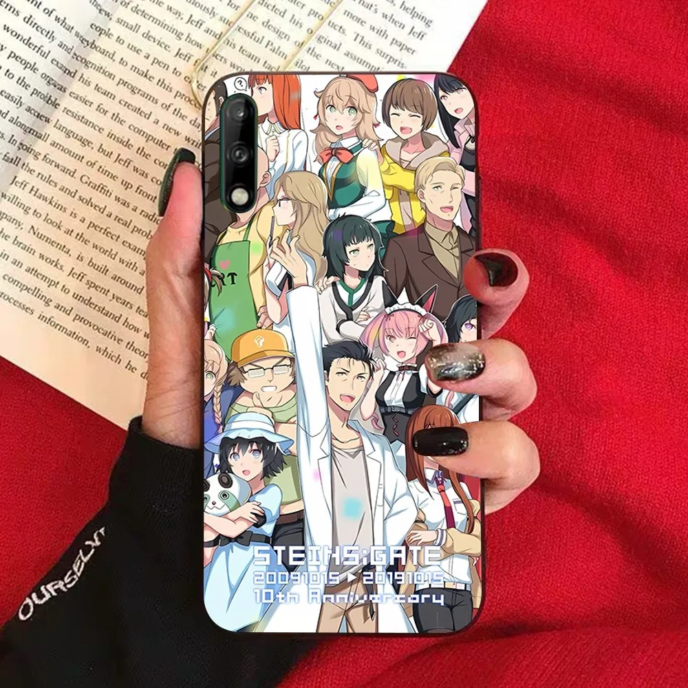 Anime Steins Gate Phone Case For Huawei Honor 10 Lite 9 20 7A 9X 30 50 60 70 Pro Plus Soft Silicone Cover